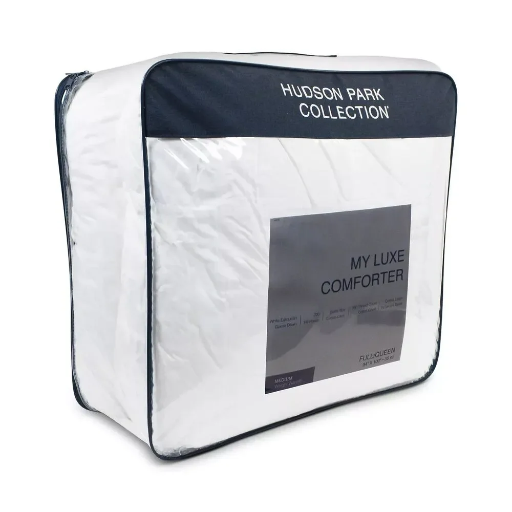 Hudson Park My Luxe Down Medium Weight Full/Queen Comforter
